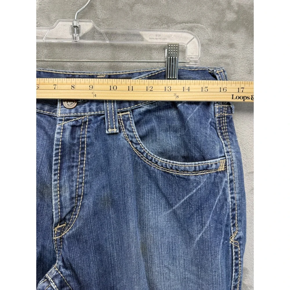 Ariat FR Mens Flame Resistant Work Jeans 32x34 Medium Wash Straight Leg Cotton